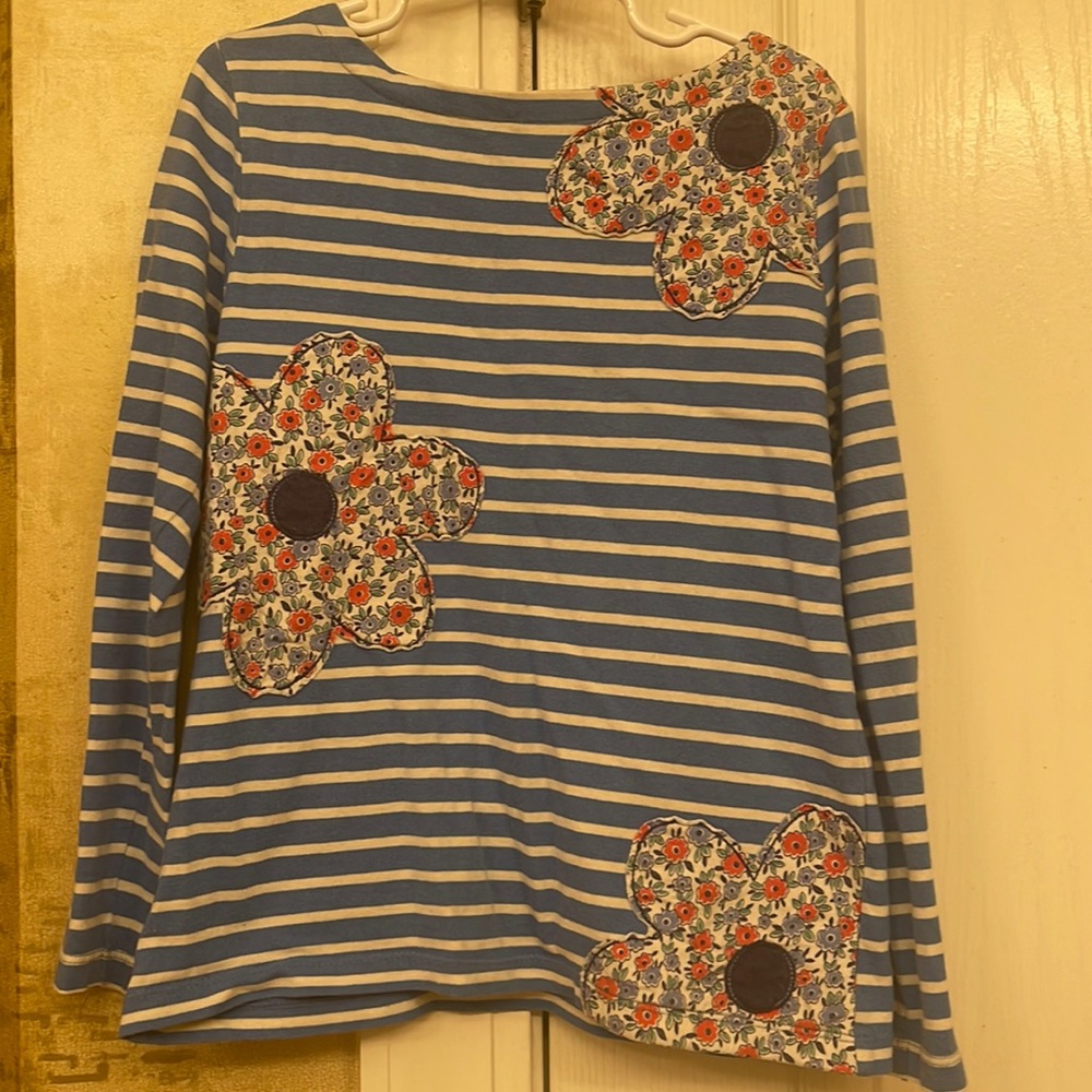 Mini Boden girl shirt size 7-8 GUC